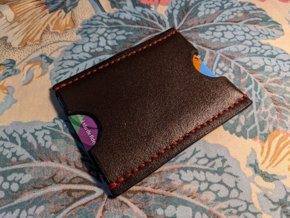 Portofel Slim. Port Card Hand Made Leather