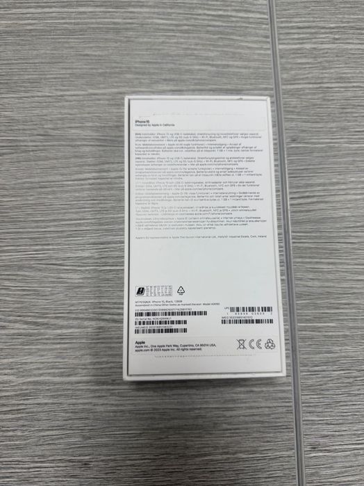 Apple iPhone 15, 128GB, 5G, Black