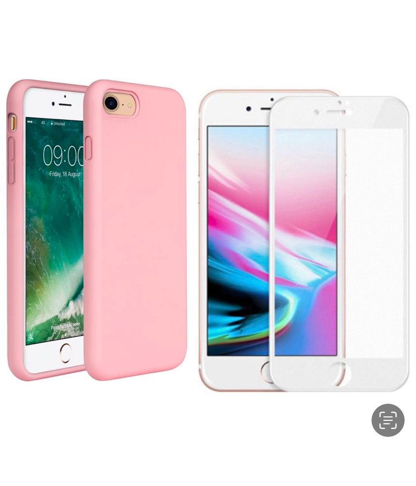 Iphone 7/8 Plus SE 16E Husa Catifea Infinity Touch + Folie Sticla 99H