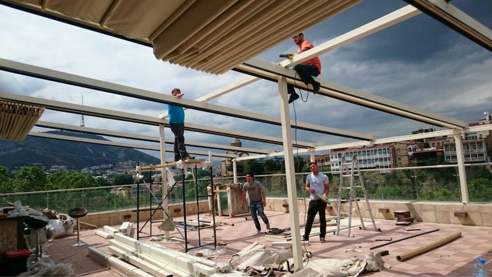 тенти тип Пергола