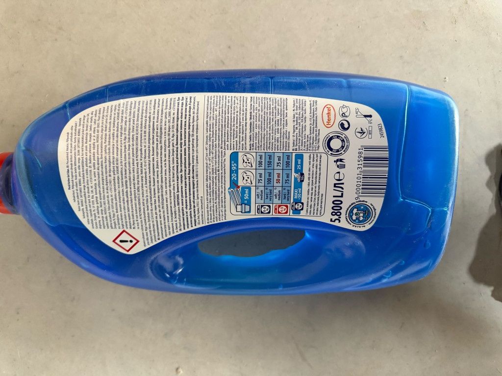 Течен препарат за пране Persil Color Gel, 116 пранета 5,8 L