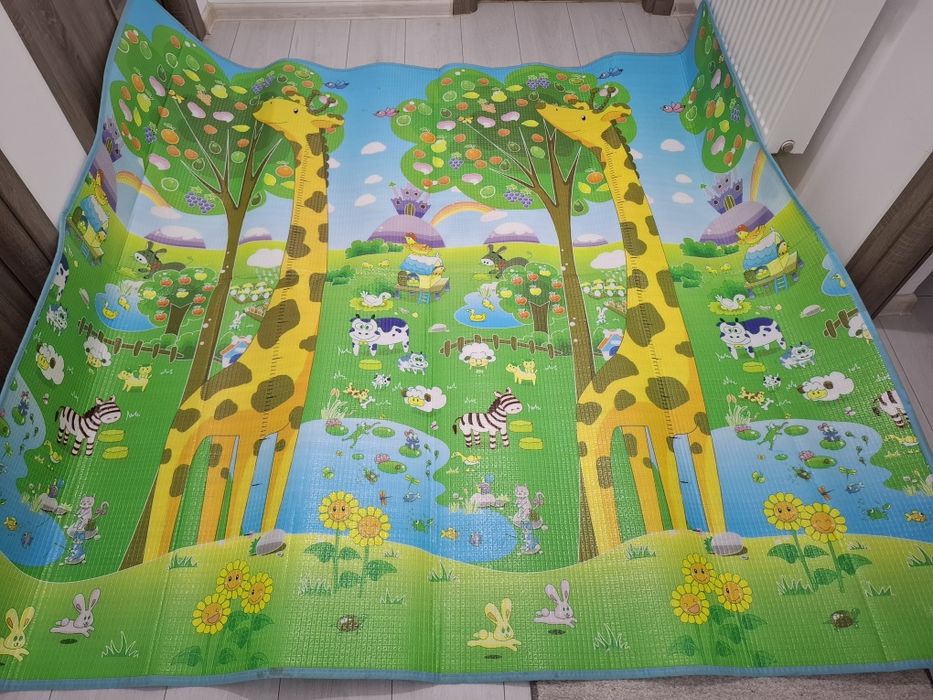 Covor din spuma pliabil cu 2 fete,180/200cm