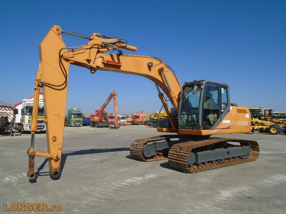 Case CX180B Excavator pe senile Case CX180B