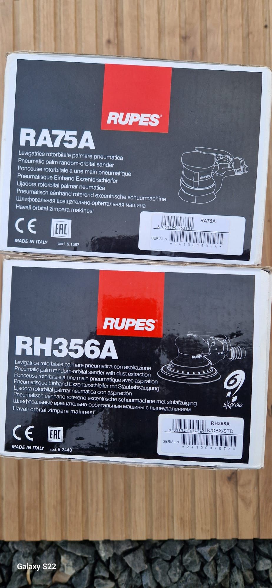 Rupes șlefuitoare pneumatică rotundă
