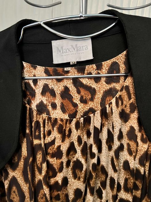 Платье MaxMara леопардовое вечернее