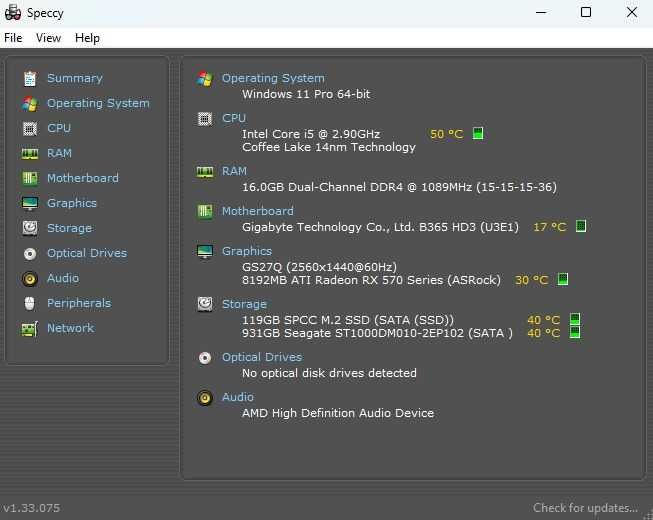 PC Office/Gaming i5-9400F, RX570 8GB, RAM 16GB