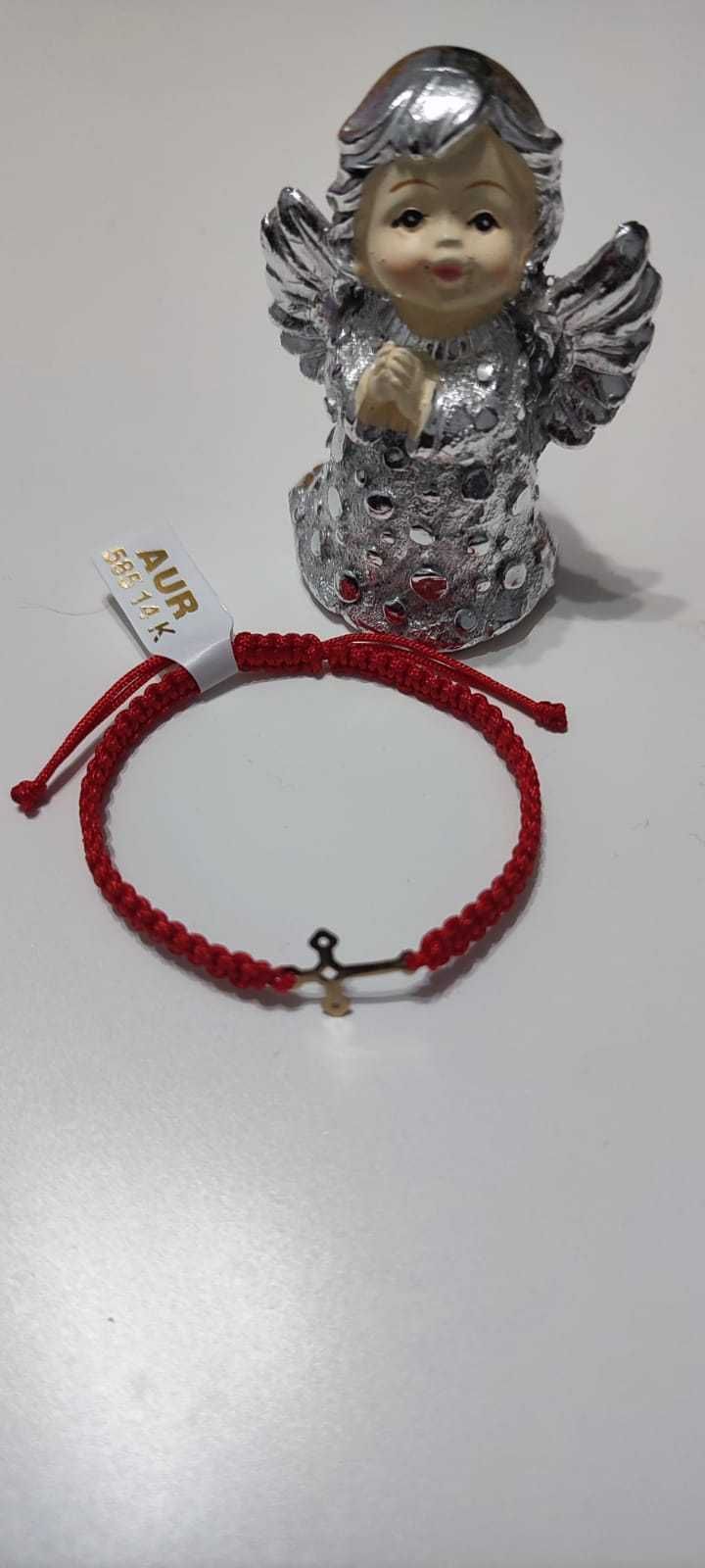Bratari din aur 14k cu margele de sticla sau impletite.