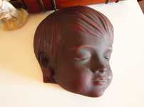 cadou rar Față de Copil handmade ceramica Achatit original Germania'70