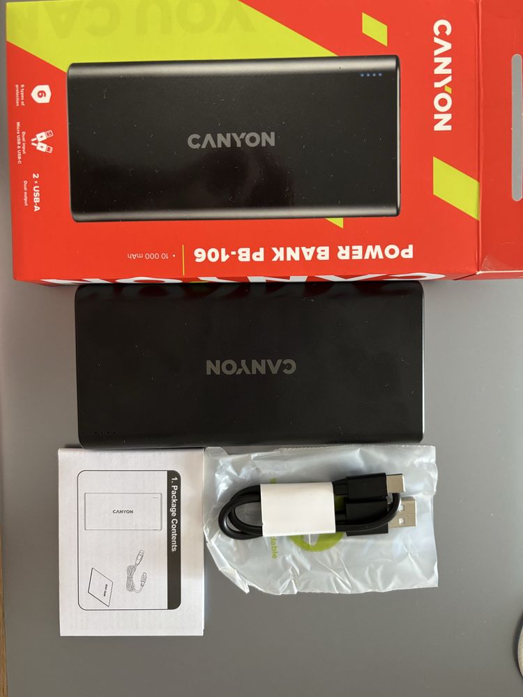 Canyon външна батерия 10000Mah