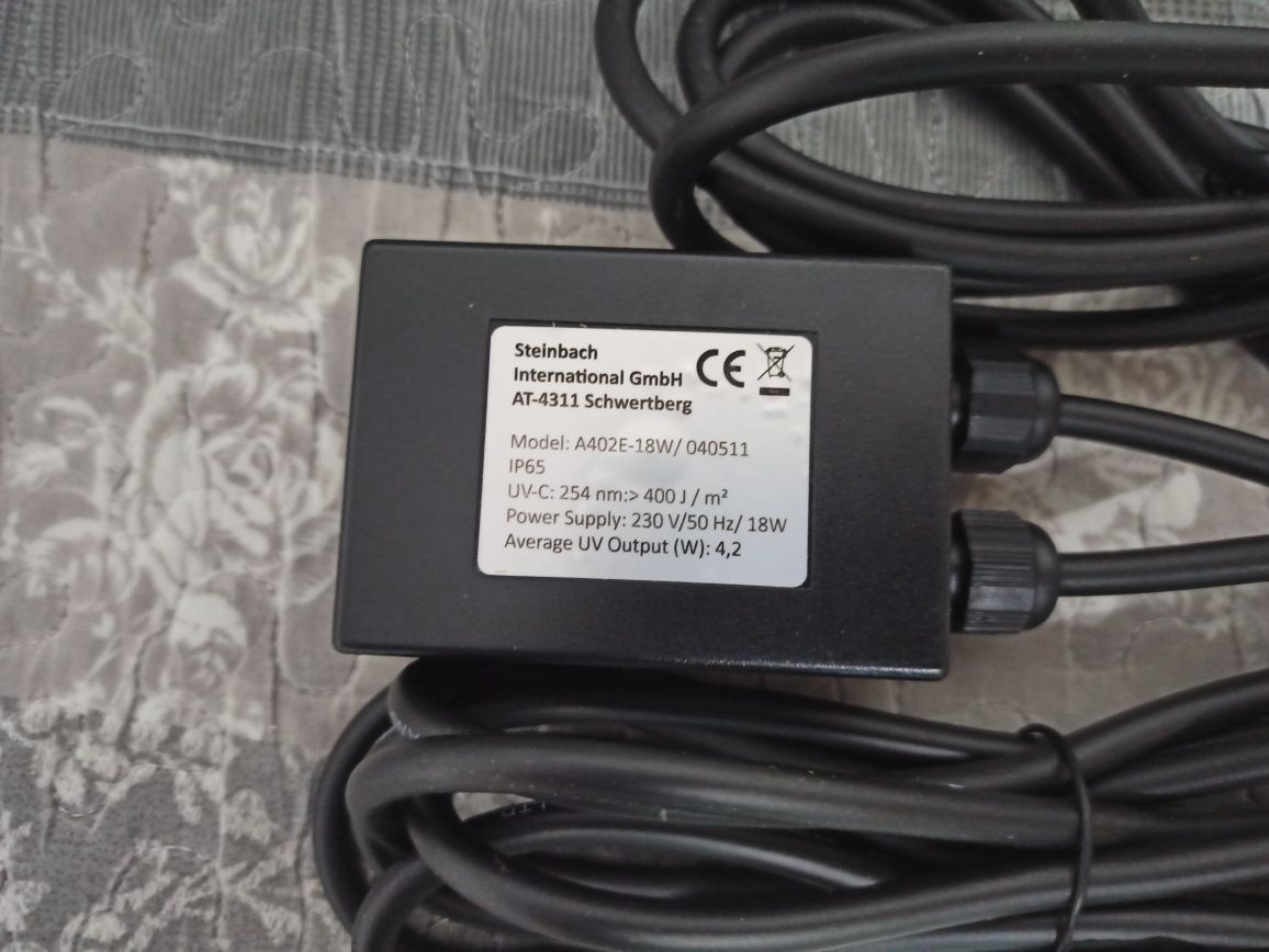 Sistem de dezinfectare UV, 18 W, Steinbach. (NOU)