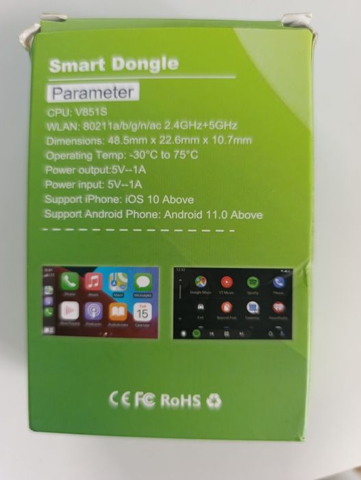 CarPlay wireless adapter за кола