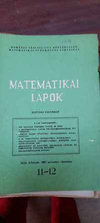 Vând gazete matematică în limba maghiară