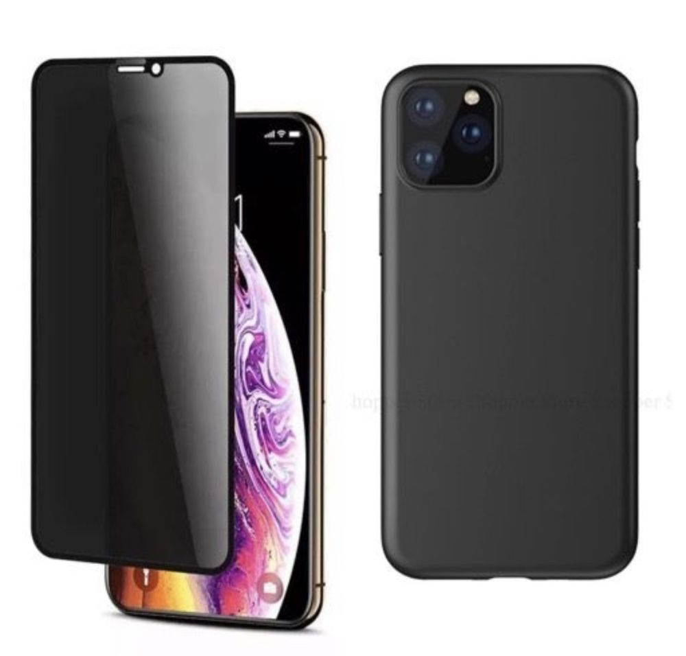 Iphone 11 12 13 14 PRO MAX Husa Trend Case + Folie Sticla Privacy