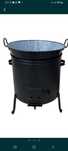 Ceaun emailat 100 L + sobă  tabla neagra Promo 699 lei