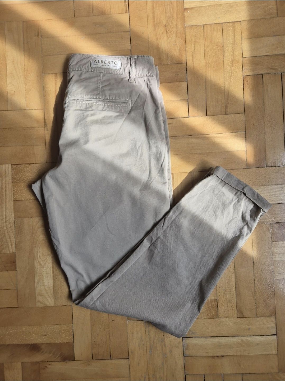 Pantaloni damă Alberto, Model: Katy, Regular Slim Fit, Noi - 36R
