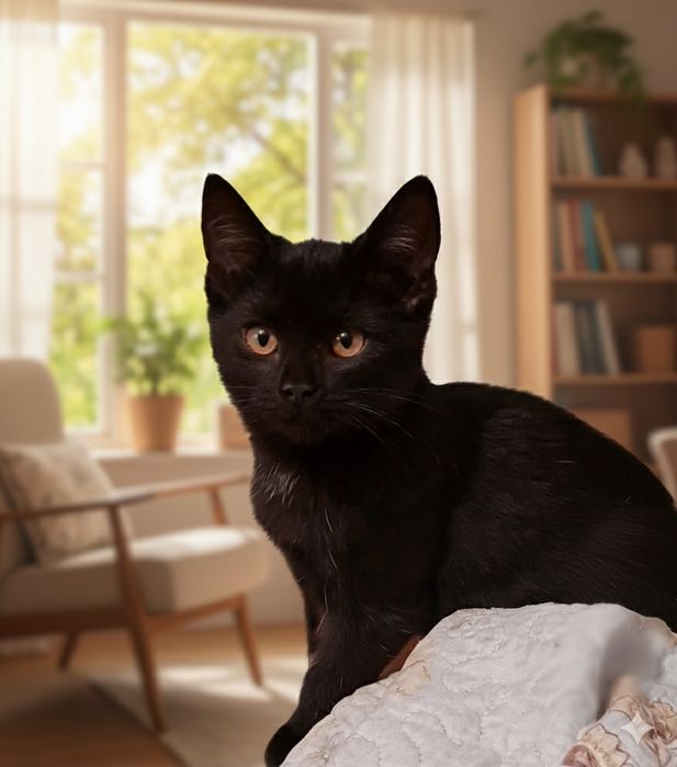 Отдам в добрые руки котенка девочку