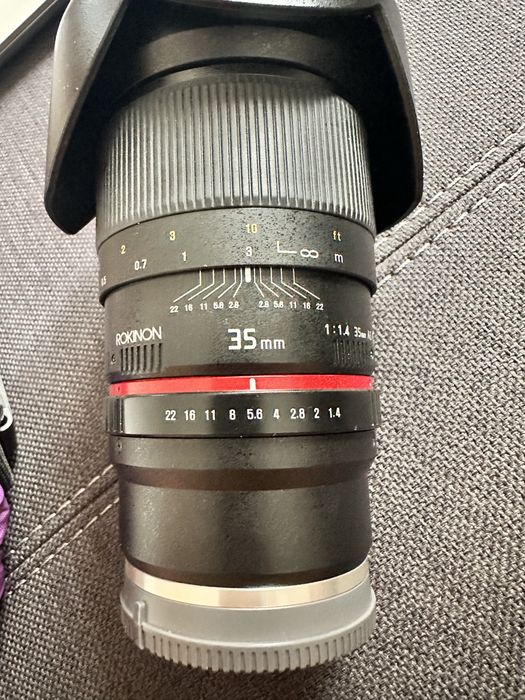 Obiectiv Rokinon 35 mm 1:1.4 AS UMC pentru Sony