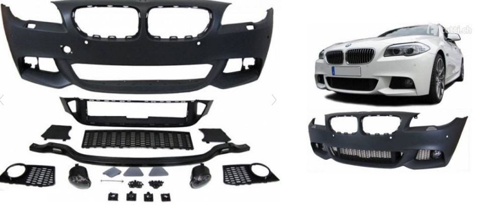BMW F10 Bara Fata M-Tech 2010-2013 Produs NOU Plastic ABS+ Proiectoare