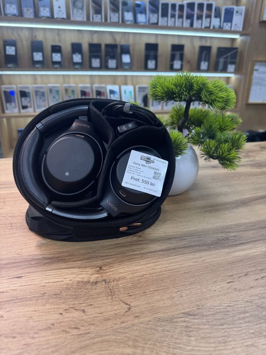 Casti Sony WH-1000X M3 Black - Garantie