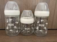 Стъклени бебешки шишета Nuk