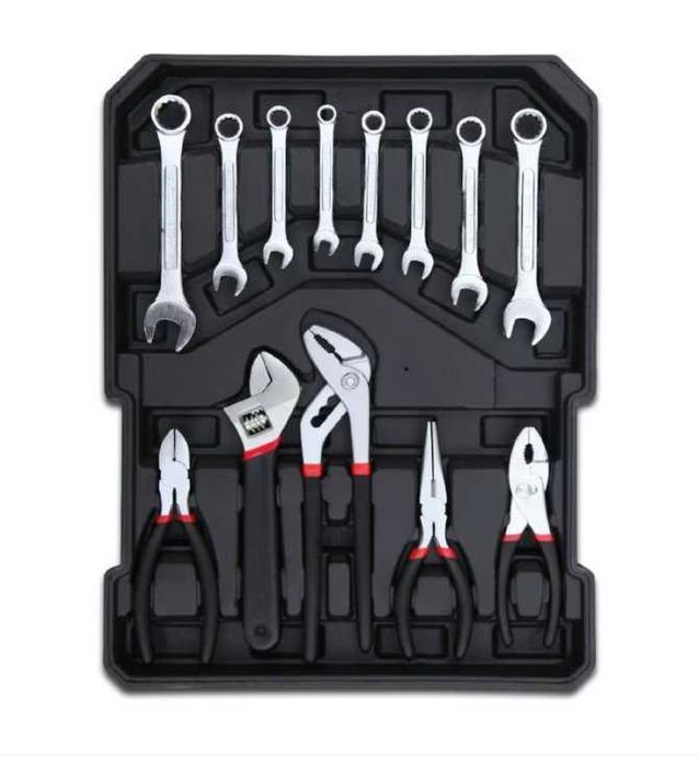 Trusă Scule 187 Piese în Valiză Aluminiu tip Troler – Portabilă