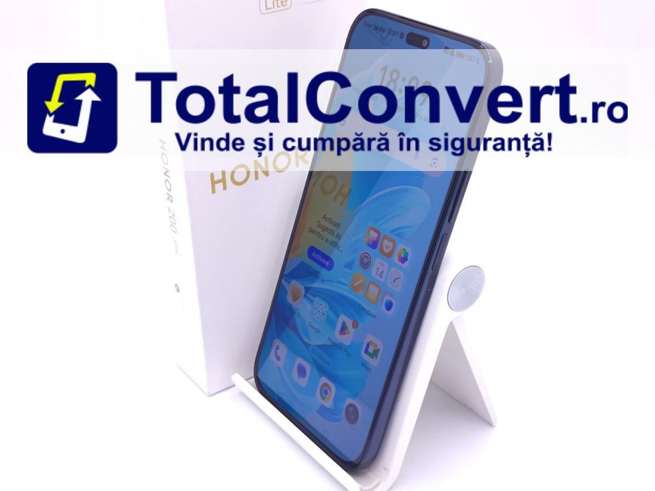 Honor 200 Lite 256GB Midnight Black 8GB, Garantie 24 luni | #D87582