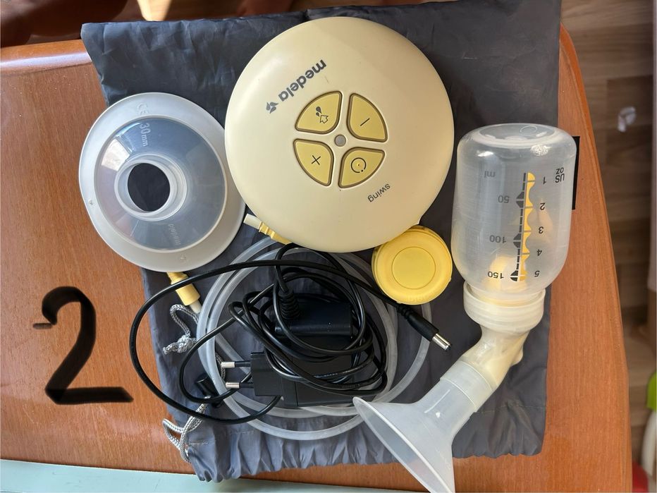 Електрическа помпа Медела Суинг соло 2броя, ръчна помпа Авент