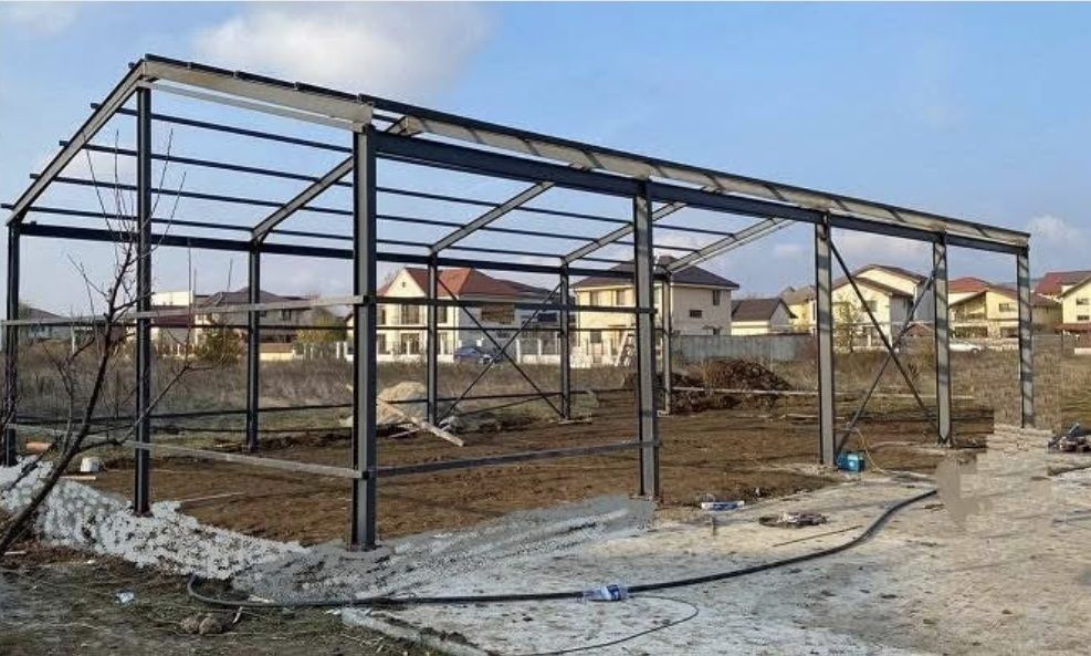 Vand structura metalica din stoc 12x25x4m