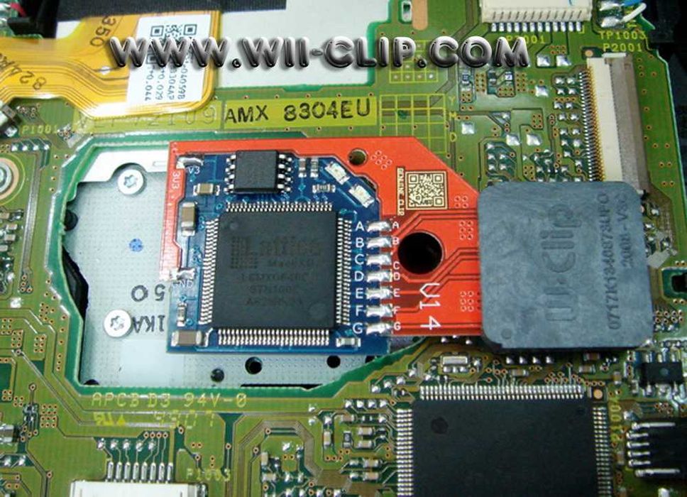 WiiKey nou modchip Wii D2 W.CLIP 2 V14 Mod rar fara lipituri