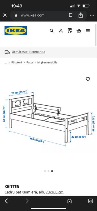 Pat IKEA pentru copii