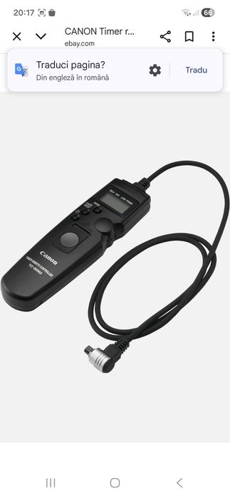 Timer Remote Contriller   TC-80N3 Canon