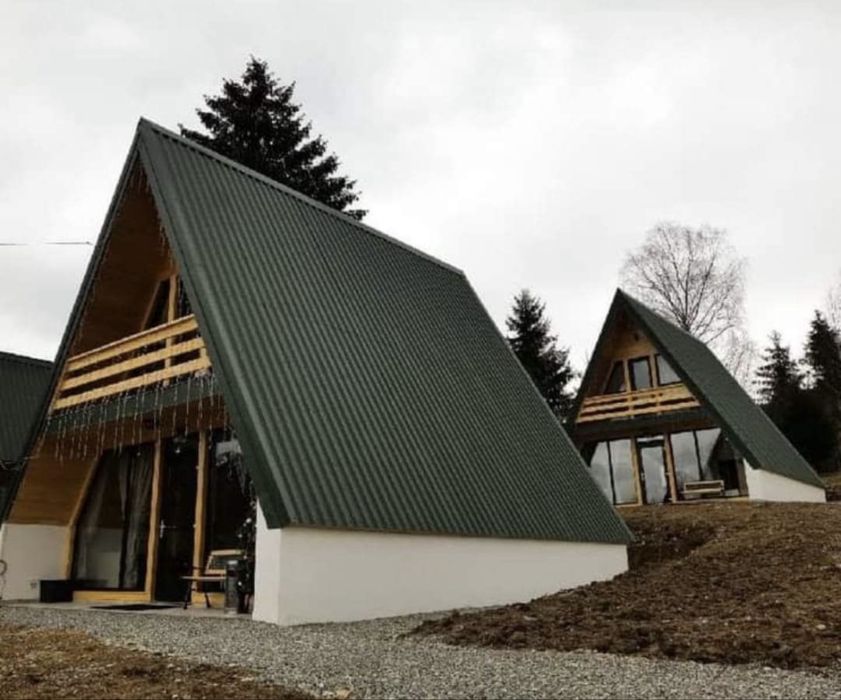 Cabane tip A frame, Acceptam variante auto