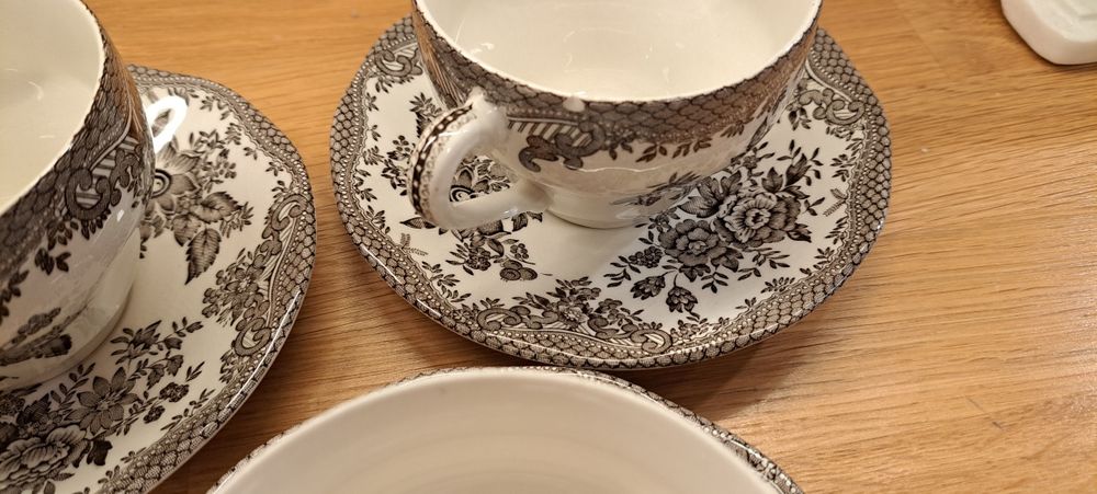 Portelan englezesc set cafea ceai Enoch Wedgwood Tunstall
