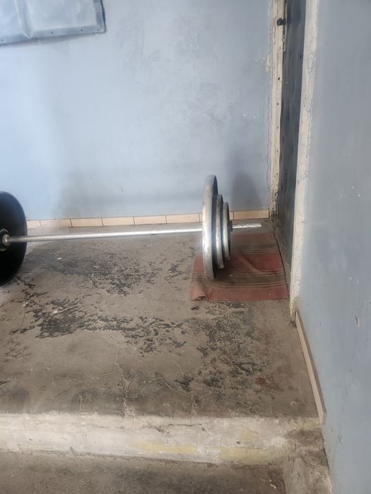 Штанга разборная 15кг, 10кг, 5кг