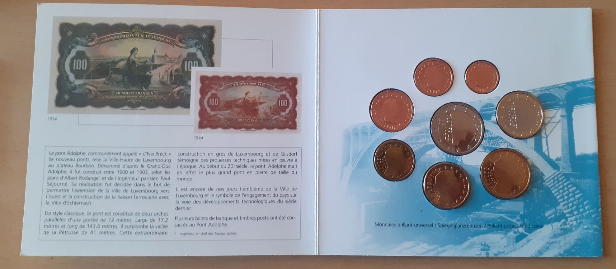 Set colecție Germania/Luxemburg 2002/2003Euro monede necirculate,2002