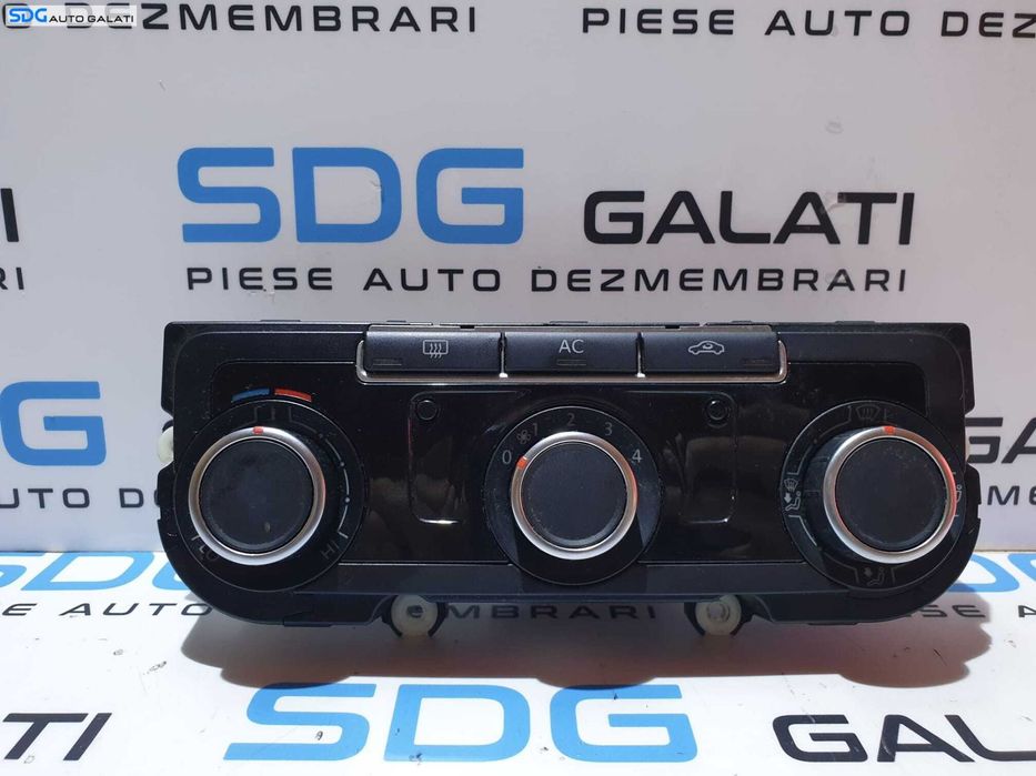 Panou Modul Comanda AC Aer Conditionat Clima Volkswagen Golf 6 2008 - 2016 Cod 7N0907426K [LR1641]