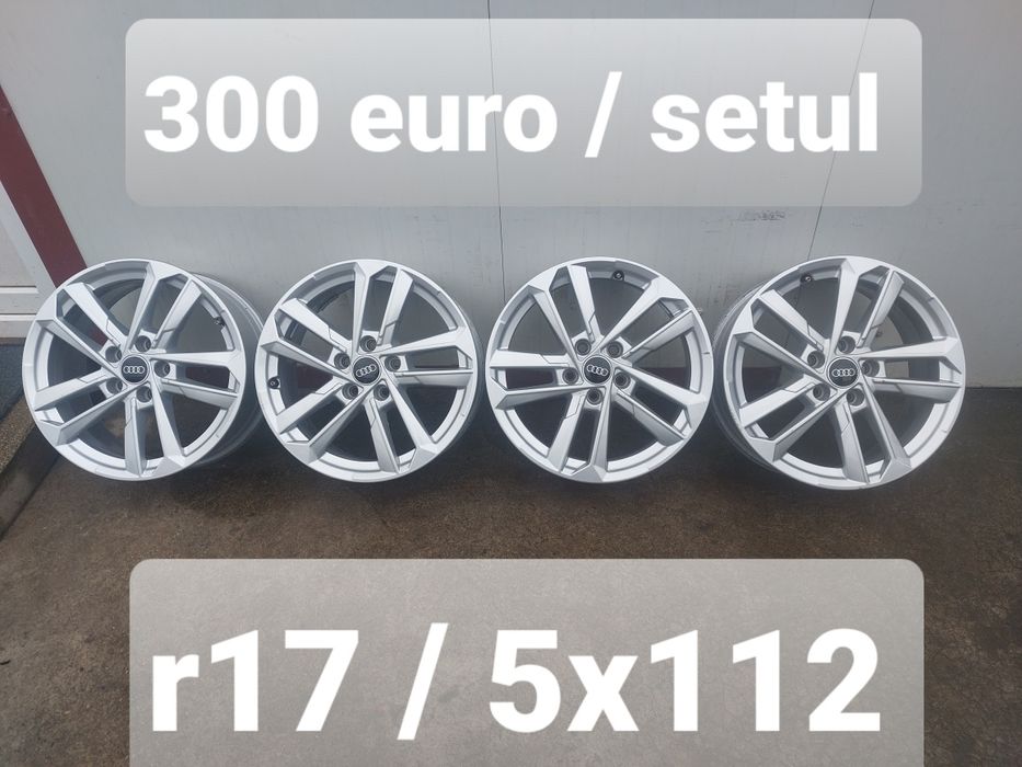 Jante aluminiu originale r17/ Audi Vw Skoda Seat / 5x112