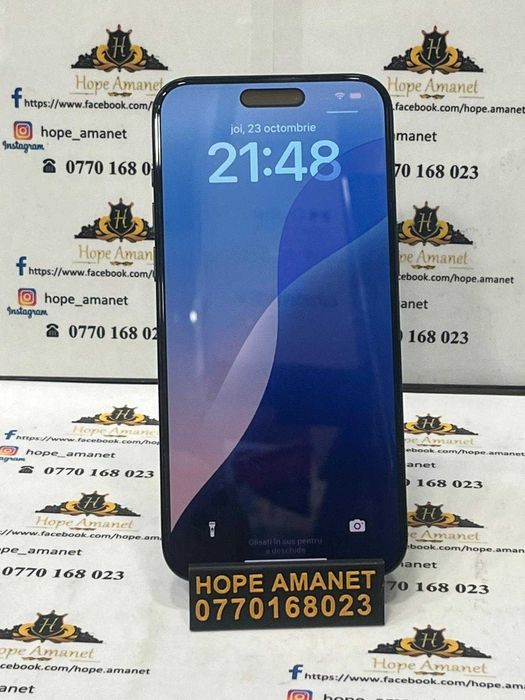 Hope Amanet P7 iPhone 15 Pro Max Black Titanium