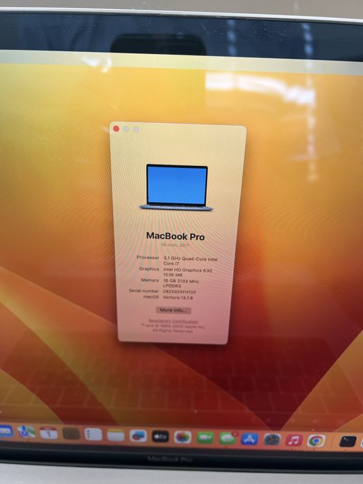 MacBook Pro 15 2018 УНИКАТ