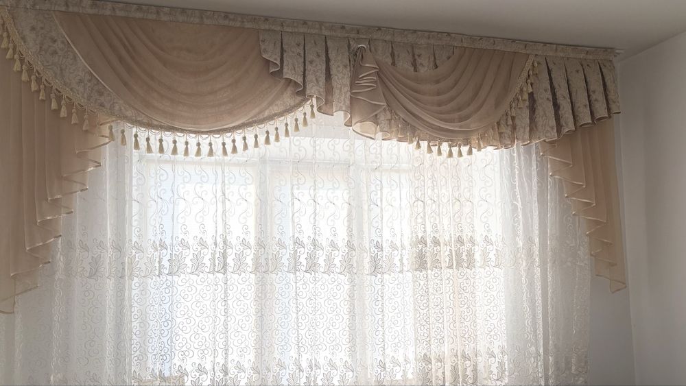 Тюль с ламбрекеном