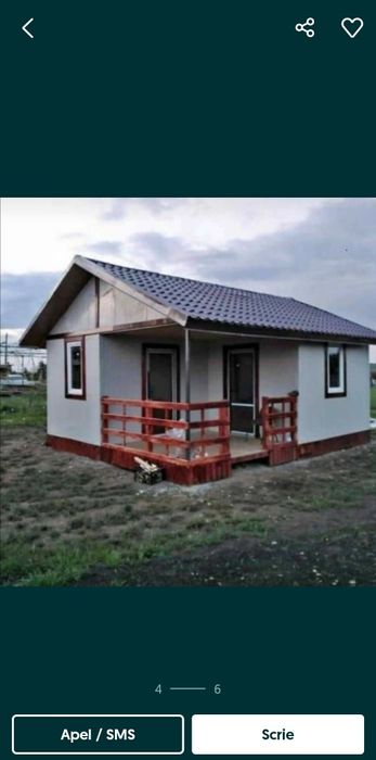 Vând casa din panouri sandwich izolate