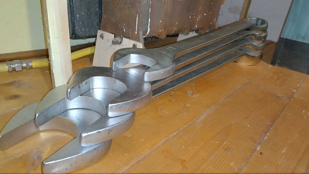 Cheie combinata 610mm Beta Tools Heavy Series 45 55mm greutate 3kg