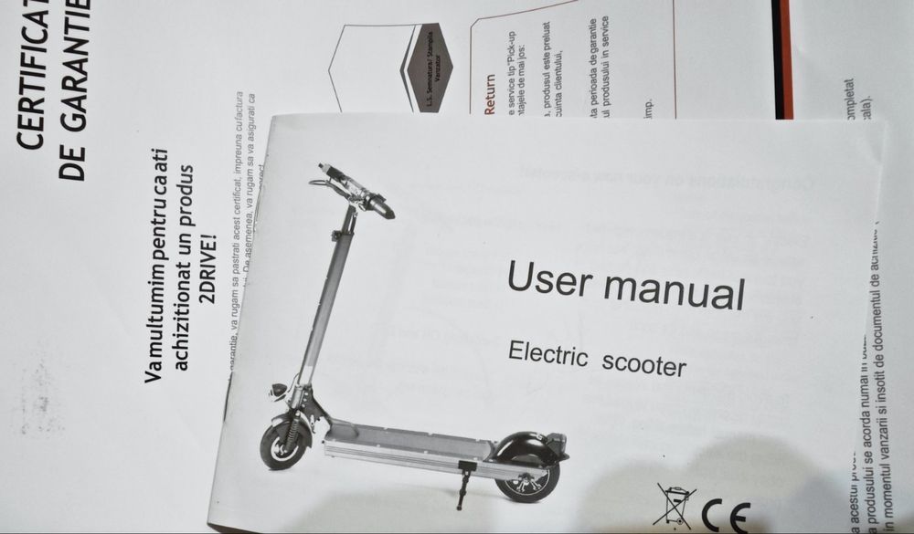 Електрическа тротинетка със седалка 2Drive като НОВА!!