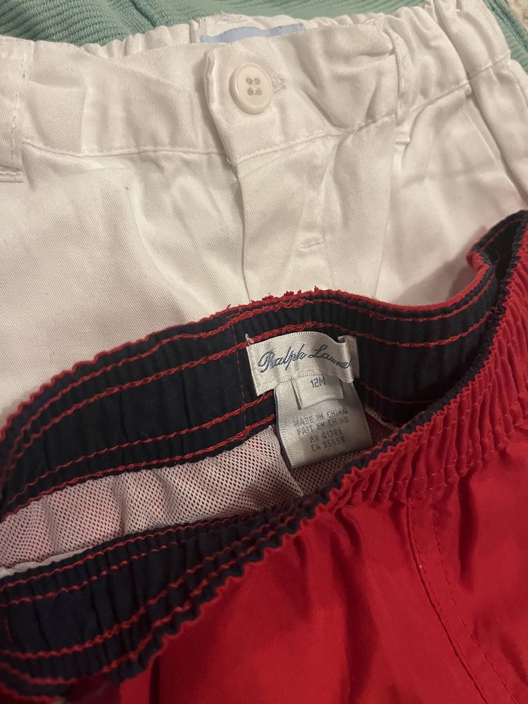 Lot pantaloni scurti Polo Ralph Lauren si alte marci pentru 1 an