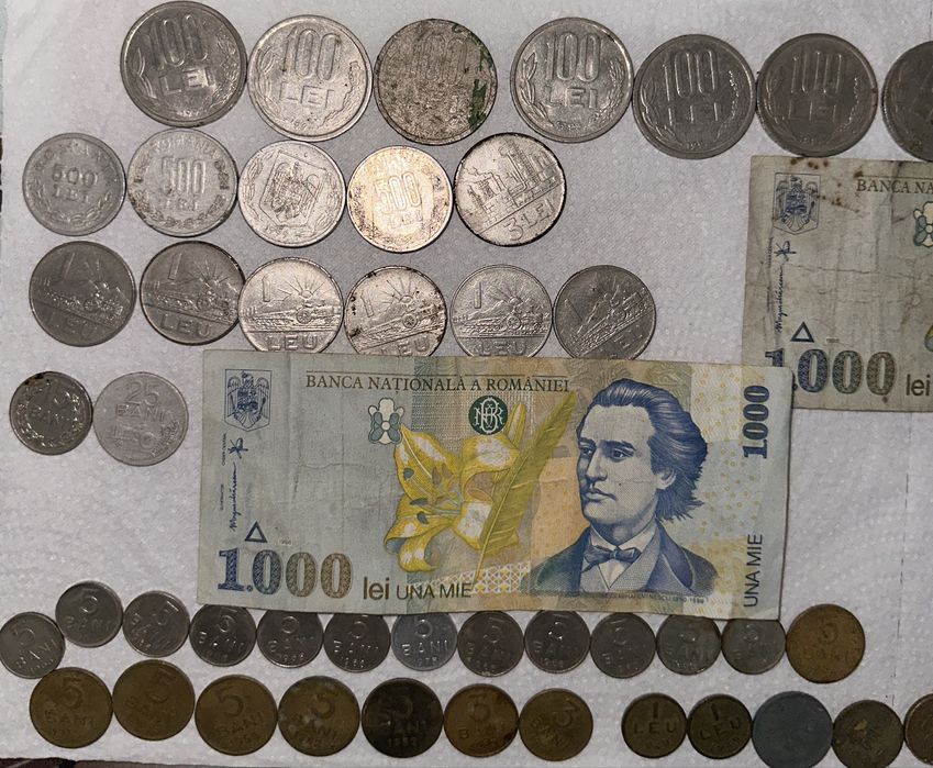 Colecție monede și bancnote vechi România