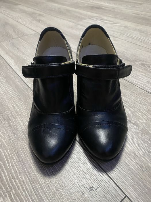 Vand botine de piele negre Floryna