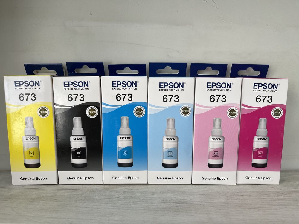 Чернила Epson 673 оригинал краска