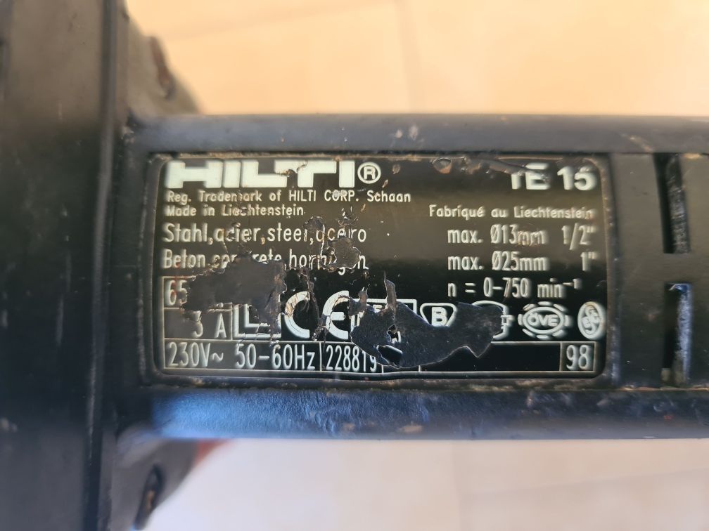 Hilti TE 15 - rotopercutor