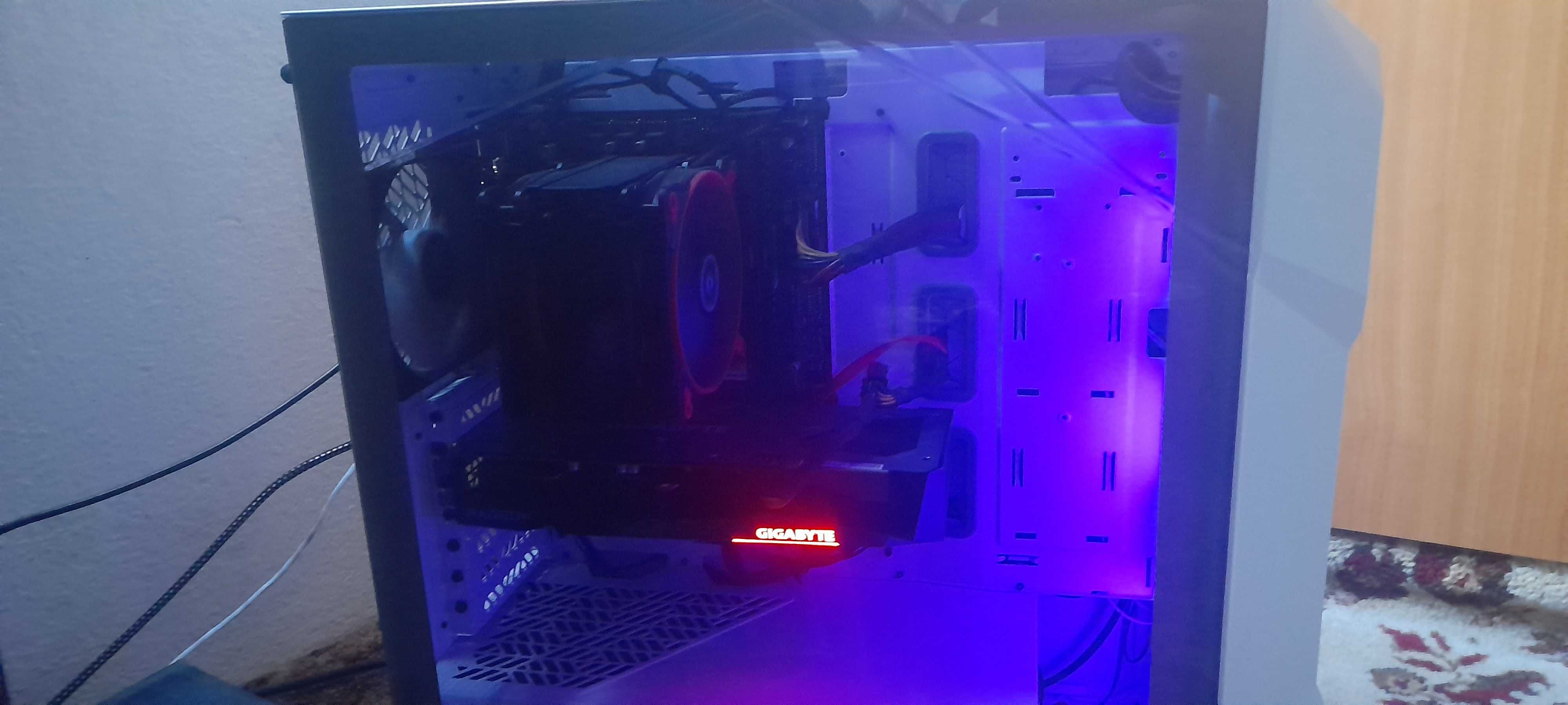 Геймърски компютър r5 3600, Gigabyte Rx 6650 xt Gaming OC