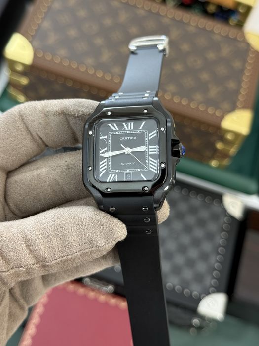 Cartier Santos Rubber